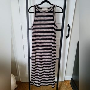 Loft stripe tank dress